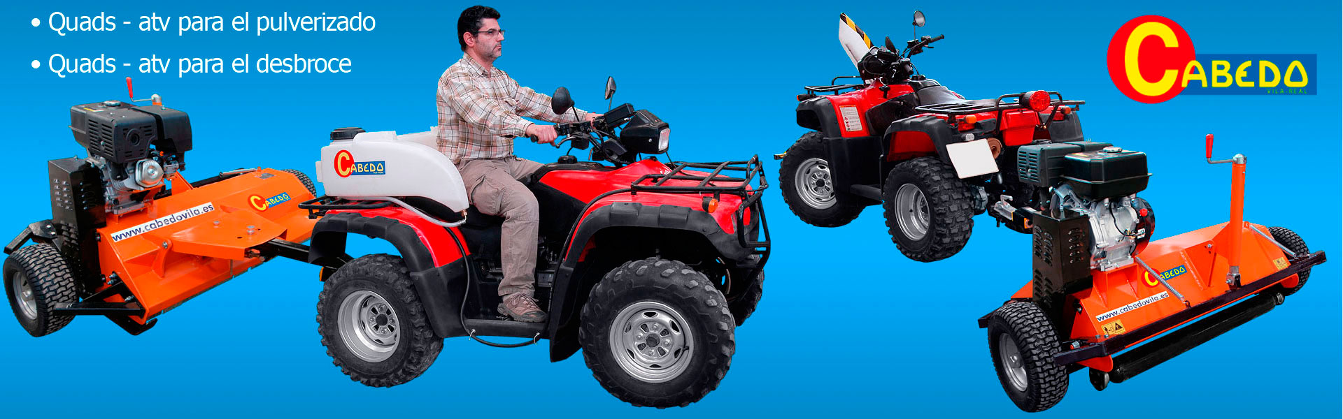 Accesorios para Quad - ATV para la Agricultura - Cabedo