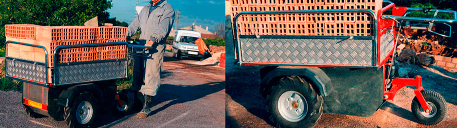 Carretillas de transporte. Carretilla