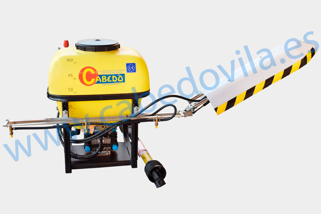 Pulverizador suspendido de 100 litros para tractor.