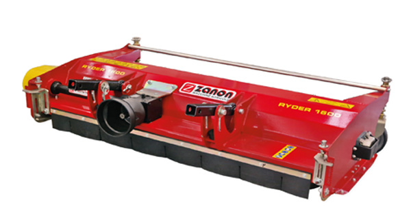 Esta desbrozadora, modelo RYDER, es idónea para tractores delanteros como John Deere, Kubota, Iseki y Gianni Ferrari.