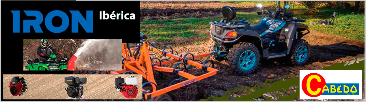 IRON Iberica, utensilios y accesorios para quad-atv en el campo y la agricultura.