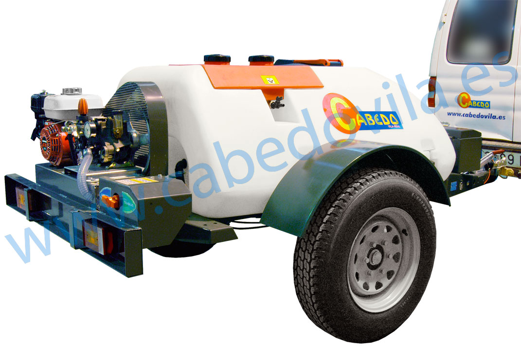 Pulverizador agrícola arrastrado o remolcado para coche.