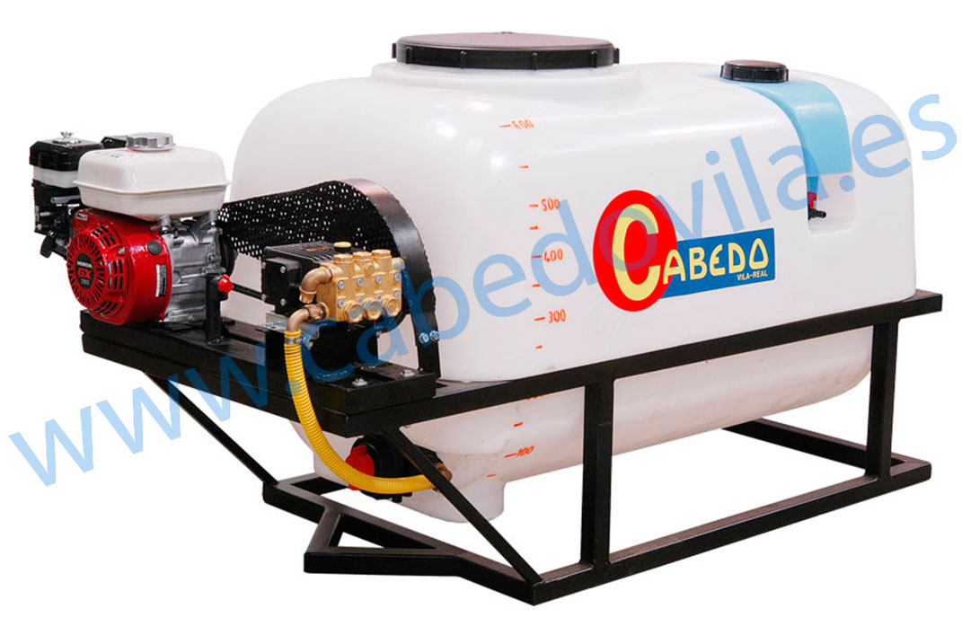 Pulverizador agrícola tipo bancada, especial para la fumigación o lavado a presión. Modelo B246